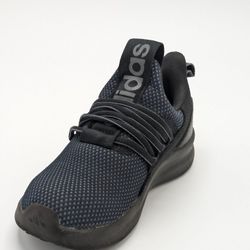 Adidas Kids Lite Racer Adapt 7.0 Cloud foam Sneakers Black Gray Size 11k