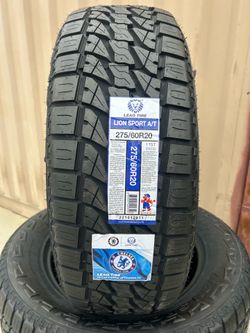 BRAND NEW SET OF ALL TERRAIN TIRES 275/60r20 275/60/20