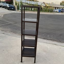 estantería de baño De Madera / 4 Tier Wooden Shelf (good Conditions/ Buenas Condiciones) 
