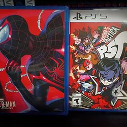Persona 5 Tactica And Miles Morales PS5