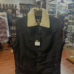 Men’s Western Sherpa-Collar Vest 