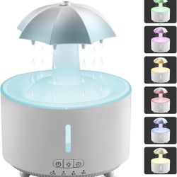 Aromatherapy Diffuser,Clouds and Cool Mist Humidifier,360° Rotatable,Super Quiet, Easy to Fill & Clean, Auto Shut-Off,300ml Essential Oil Diffuser for
