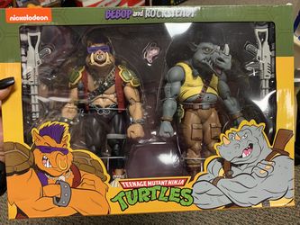 NECA TMNT BEPOP vs ROCKSTEADY