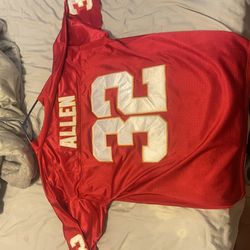 Chiefs jerseys Marcus Allen and Larry Johnson