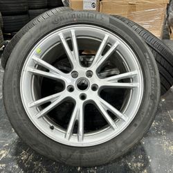 INSTALL 4x Tesla Model Y Gemini Wheels 19” Continental EV Tires 255/45/19 50%-60%