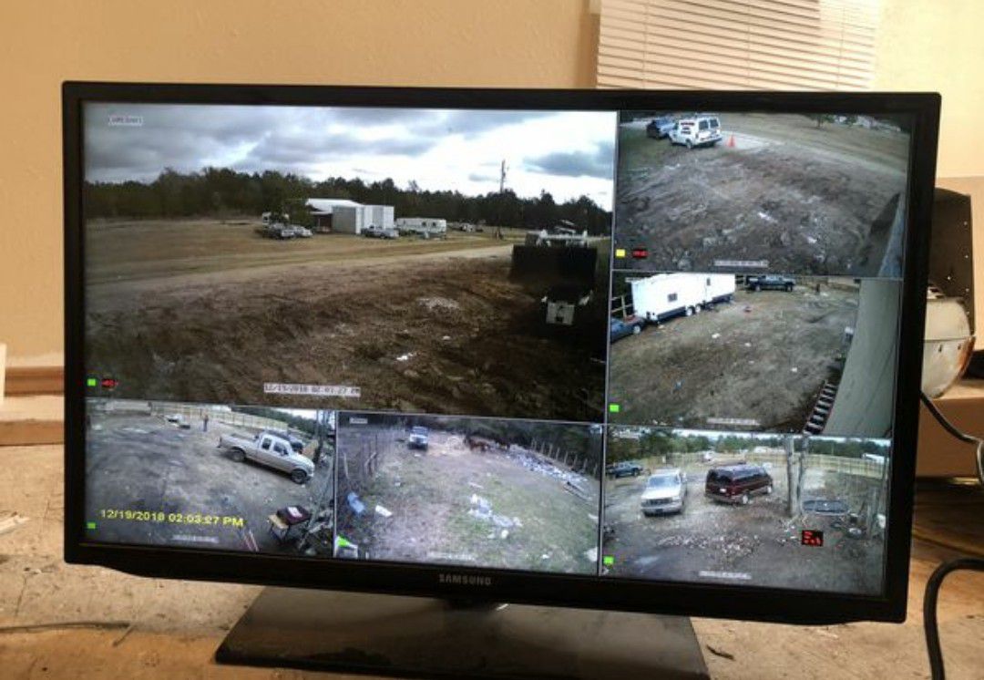 Security cameras systems installations 6 set