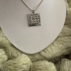 Vintage - Larger Classy Chanel Zipper Pull  comes with 20" Chain 