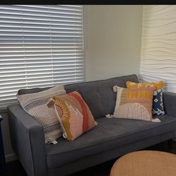 Dark Gray Sofa 