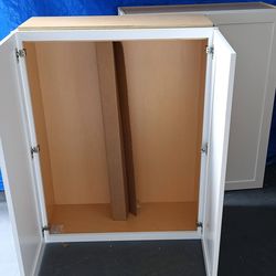 2 Brand New Jamestown full white upper cabinets for sale ‼️