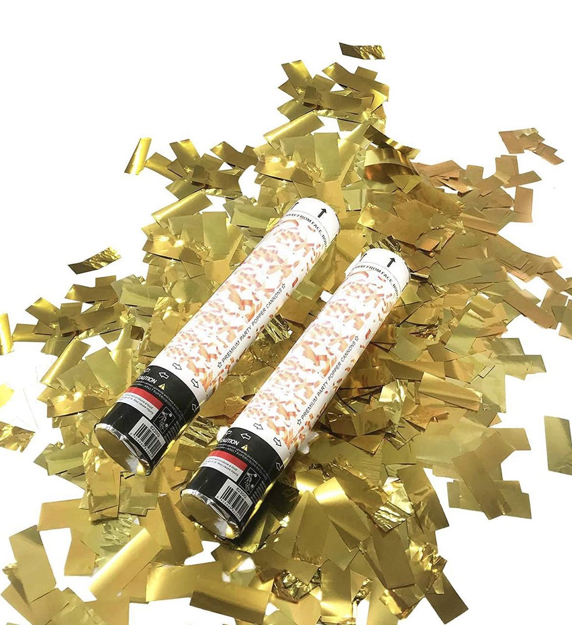 12” Confetti Cannons (Gold)