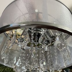 Hanging K9 Crystal Chandellier - Drum Style