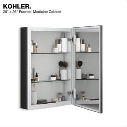 KOHLER 20x26x5 Framed Medicine Cabinet 