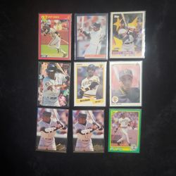 Barry Bonds Baseball Card Lot 