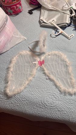 Halloween Kids Angel wings and headband