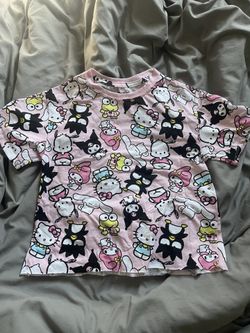 Hello Kitty Cropped Tshirt