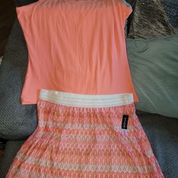 Women skirt and tank