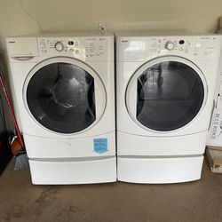 Set Washer And Dryer Electric 