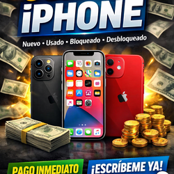 💰 COMPRO iPHONE 💰 Nuevo o usado | Bloqueado o desbloqueado  📲 Pago rápido y trato serio 📦 Con o sin caja ⚠️ Acepto detalles estéticos  📩 Escríbem