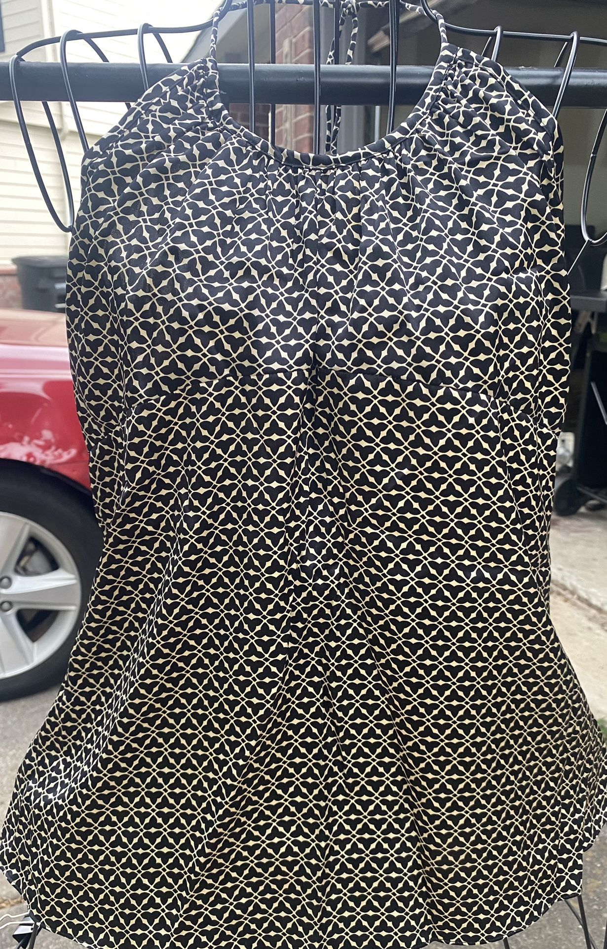 Silk halter top