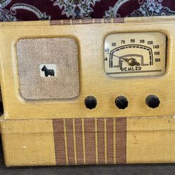 Vintage Remler Scottie Dog Art Deco Tube Radio Rare 
