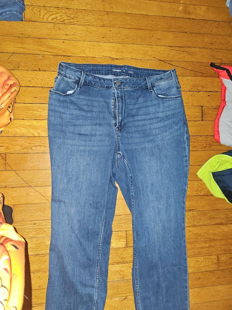 Old Navy High Rise Straight Size 20