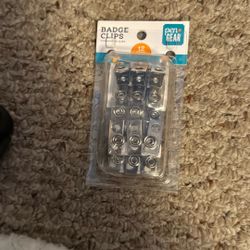 Brand New Badge Clips