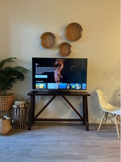 Solid Wood Console/Sofa Table – Rustic Modern