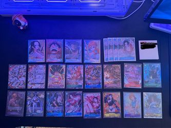 One Piece TCG Alternate Art Lot (Leaders, SPs, AAs) + OP17 Prerelease sealed promo