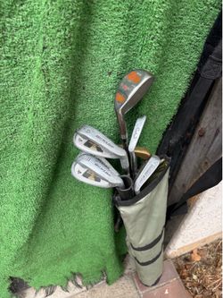 Sunday golf bag with Club and Jr Golf set with Club