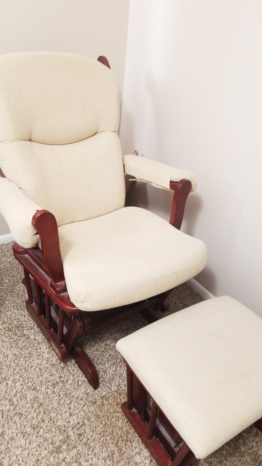 Glider chair with glider Ottoman super relaxing