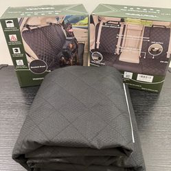 Waterproof Dog / Pet Car Seat Covers Non-Slip Black