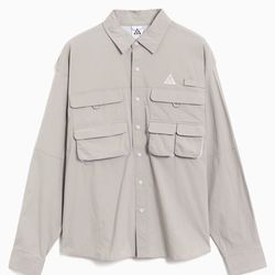 New Nike ACG Orb Weaver Dri-FIT ADV UV LS Shirt Grey Men’s Size XL HJ2465-009