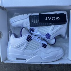 Jordan 4 Purple Metallic 