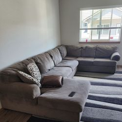 Brown Sectional Couch