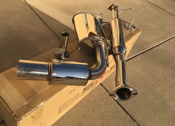 SRS STAINLESS STEEL CATBACK EXHAUST SYSTEM FOR 90-97 MAZDA MIATA 1990 1991 1992 1993 1995 1996 1997 90 91 92 93 94 95 96 97