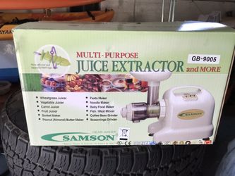 Samson multi-purpose juice extractor and more