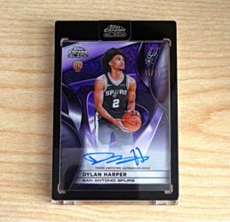 Dylan Harper 2025-26 Topps Chrome Black /75