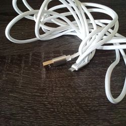 White Ps4 Controller Charger( New ) Long Cable 