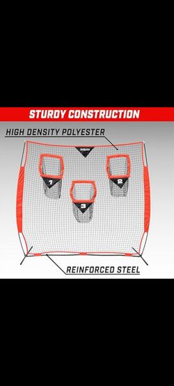 Football Net 8'x 8' Ft, Helps QB's Practicing Passing accuracy, The net provides 3 distinct targets various heights for improvement.
Brand New in Box.