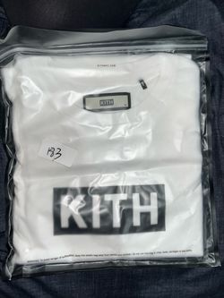 Kith White Tee Black Box Logo