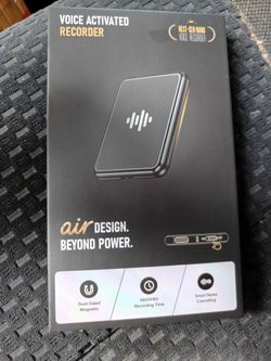 128GB Voice Activated Recorder, 9800Hrs Magnetic Digital Voice Recorder