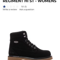 Women’s steel toe Lugz work boots