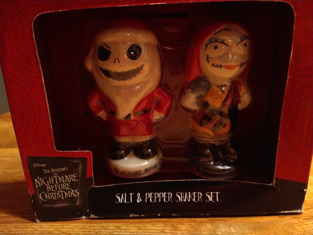 Nightmare Before Christmas Salt & Pepper Shakers 