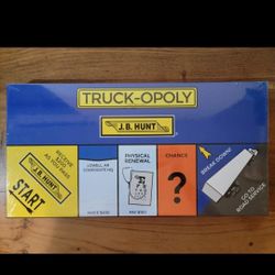 J.B. Hunt TRUCK-OPOLY Monopoly Board Game Trucking Freight