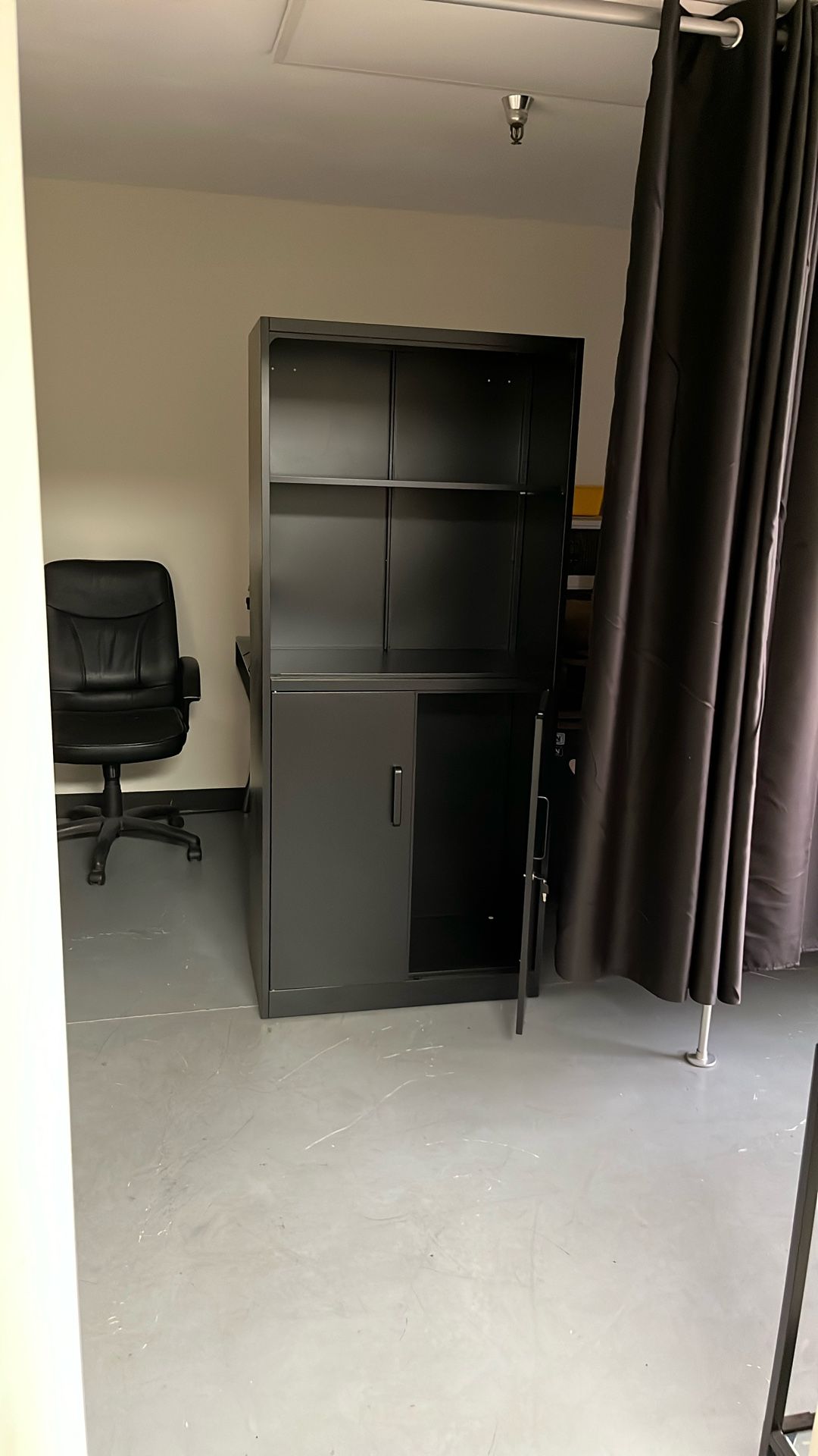 Black Metal Cabinet