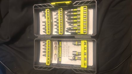 Ryobi drill bit set