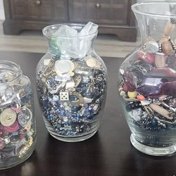 Costume jewelery jars