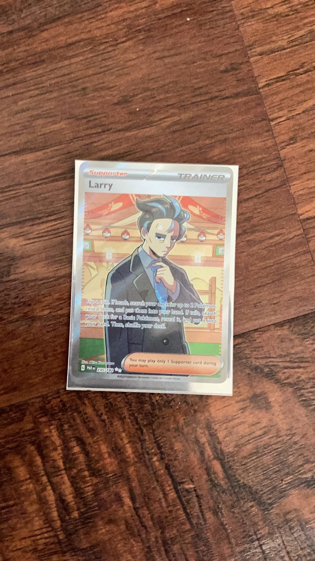 Larry Pokemon Card