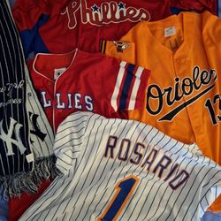 MLB Baseball Jerseys And Scarf, Adult And Youth Sizes