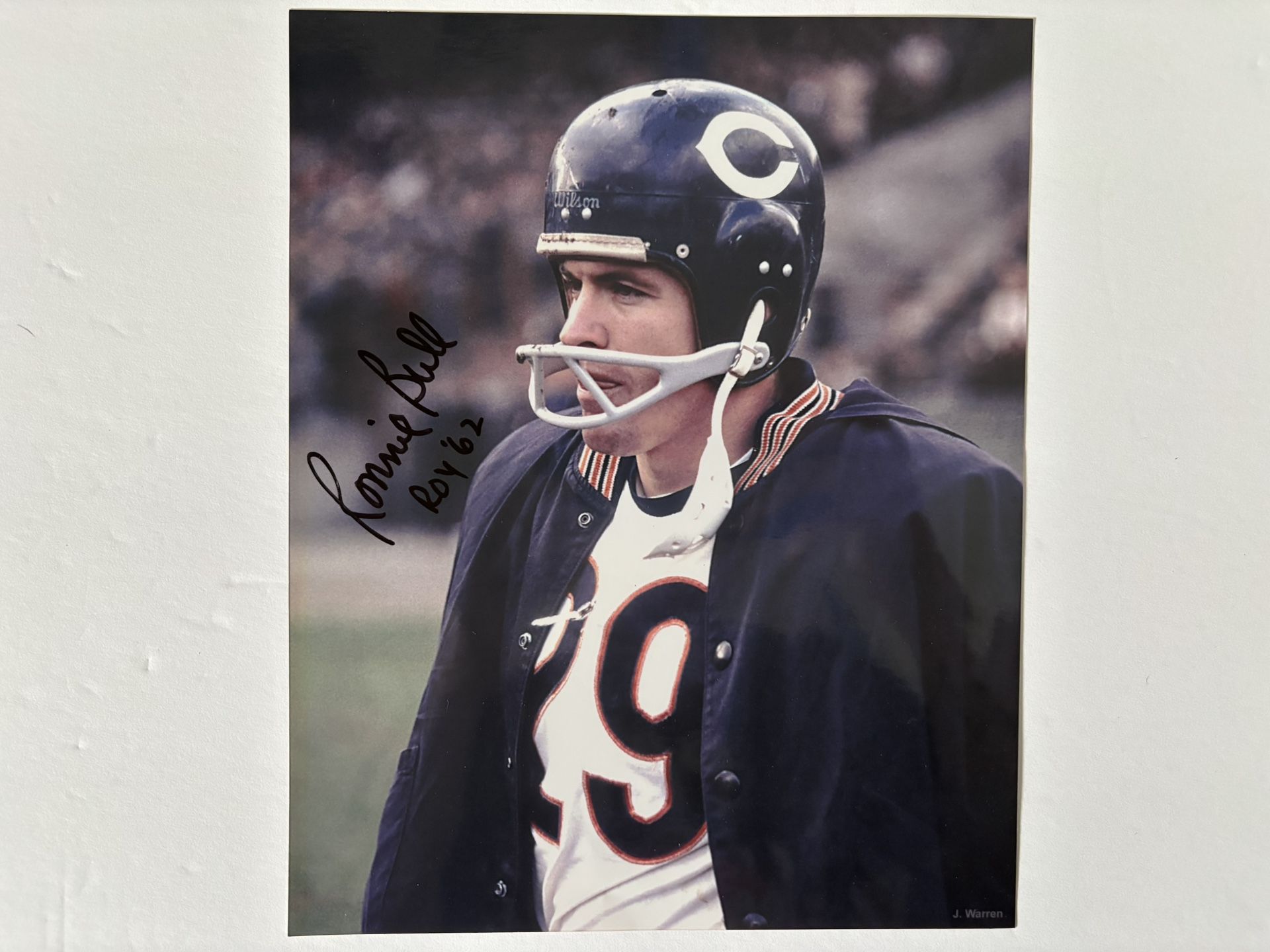 Ronnie Bull Bears Autographed Photo